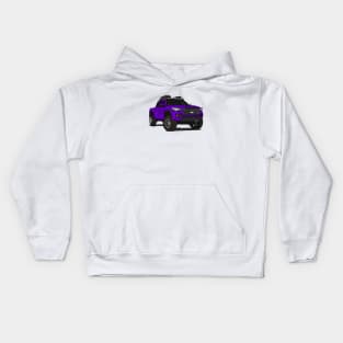 Toyota 4Runner Purple Kids Hoodie